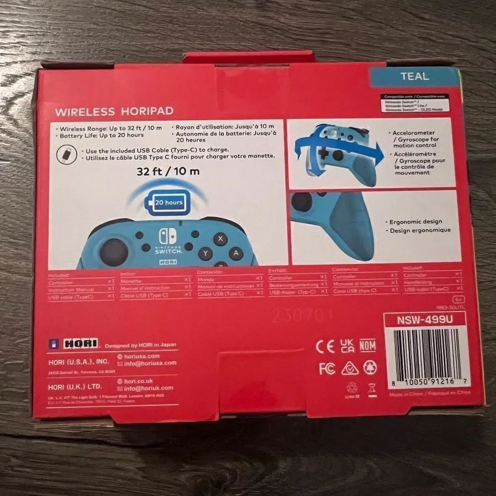 Hori Nintendo Switch Wireless HORIPAD - Picture 2 of 2